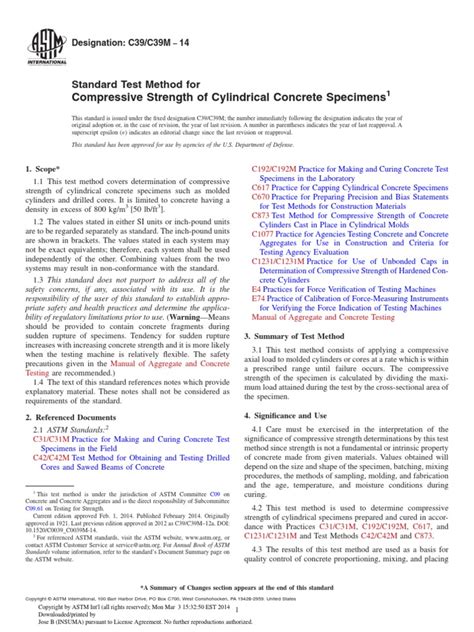 astm compression test of concrete|astm c39 free pdf.